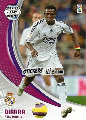 Sticker Mahamadou Diarra - Liga 2007-2008. Megacracks - Panini