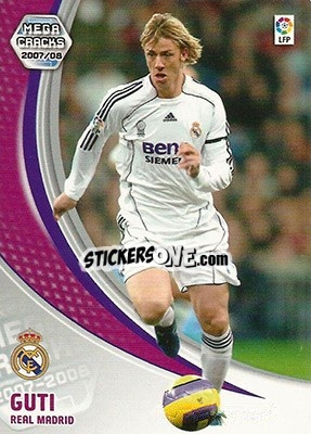 Cromo Guti - Liga 2007-2008. Megacracks - Panini