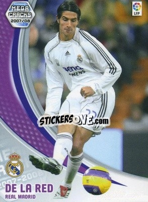 Sticker De la Red - Liga 2007-2008. Megacracks - Panini