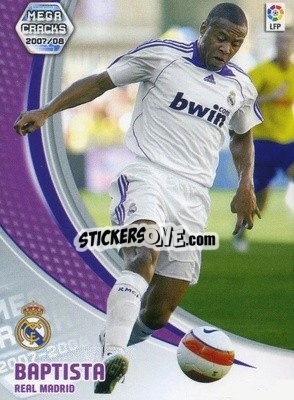 Sticker Baptista - Liga 2007-2008. Megacracks - Panini