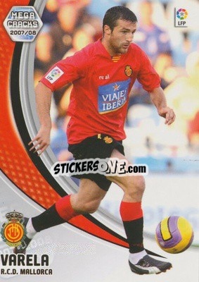Sticker Varela - Liga 2007-2008. Megacracks n. 185 - Panini