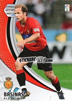 Sticker Basinas - Liga 2007-2008. Megacracks - Panini