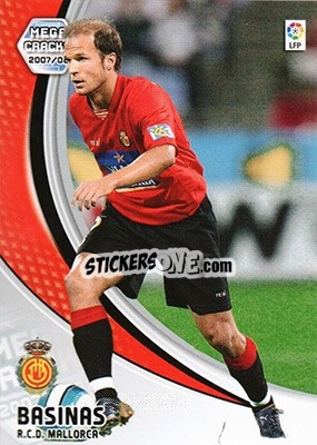 Figurina Basinas - Liga 2007-2008. Megacracks - Panini