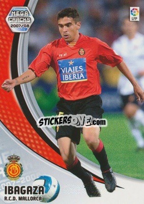 Sticker Ibagaza - Liga 2007-2008. Megacracks n. 195 - Panini