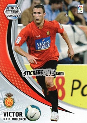 Sticker Victor - Liga 2007-2008. Megacracks n. 198 - Panini