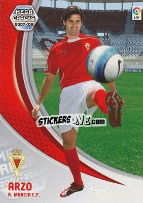 Sticker Arzo - Liga 2007-2008. Megacracks - Panini
