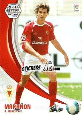 Sticker Marañón - Liga 2007-2008. Megacracks - Panini