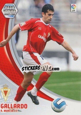 Sticker Gallardo - Liga 2007-2008. Megacracks - Panini