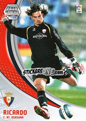 Sticker Ricardo - Liga 2007-2008. Megacracks n. 218 - Panini