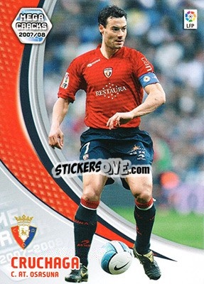 Sticker Cruchaga - Liga 2007-2008. Megacracks - Panini