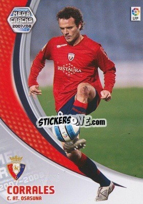Sticker Corrales - Liga 2007-2008. Megacracks - Panini