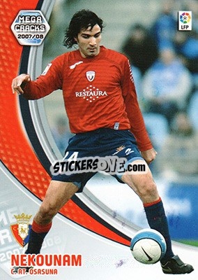 Cromo Nekounam - Liga 2007-2008. Megacracks - Panini