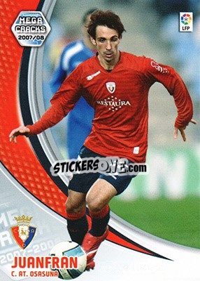 Figurina Juanfran - Liga 2007-2008. Megacracks - Panini