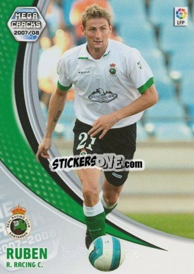 Sticker Rubén - Liga 2007-2008. Megacracks - Panini