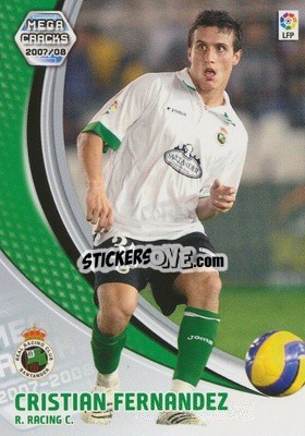 Sticker Cristian Fernandez - Liga 2007-2008. Megacracks - Panini