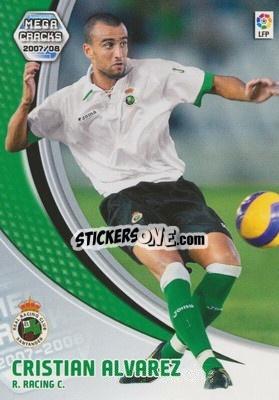 Cromo Cristian Alvarez - Liga 2007-2008. Megacracks - Panini