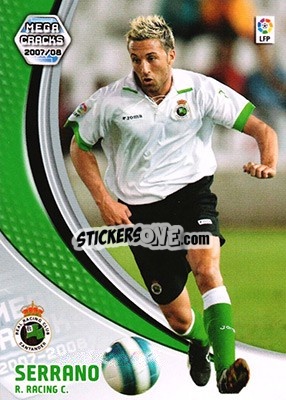 Sticker Serrano - Liga 2007-2008. Megacracks - Panini