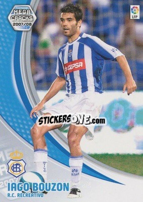 Sticker Iago Bouzón - Liga 2007-2008. Megacracks n. 258 - Panini