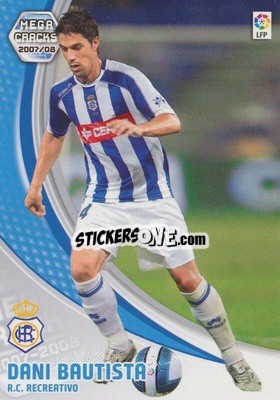 Sticker Dani Bautista - Liga 2007-2008. Megacracks - Panini