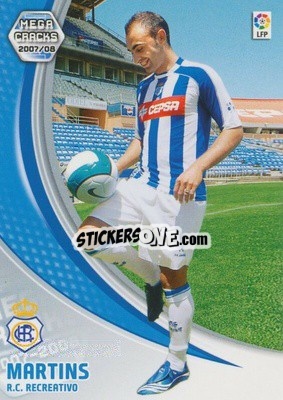 Sticker Martins - Liga 2007-2008. Megacracks n. 261 - Panini