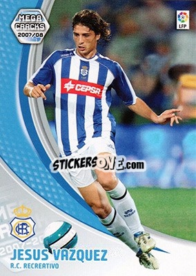 Cromo Jesus Vazquez - Liga 2007-2008. Megacracks n. 262 - Panini