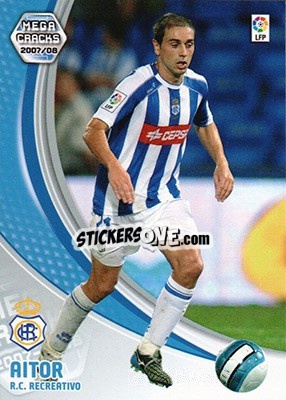Sticker Aitor - Liga 2007-2008. Megacracks - Panini