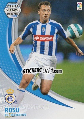 Cromo Rosu - Liga 2007-2008. Megacracks - Panini