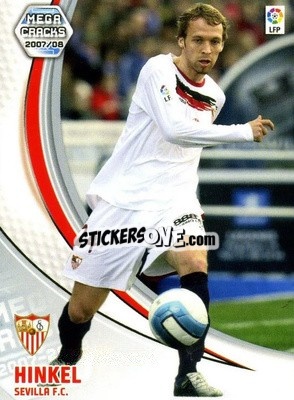 Sticker Hinkel - Liga 2007-2008. Megacracks n. 274 - Panini