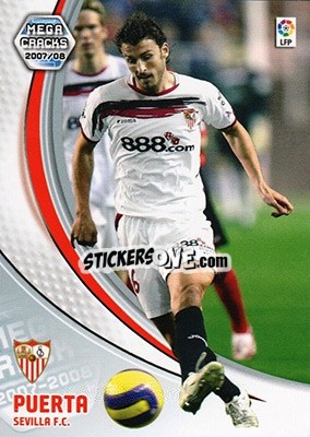 Sticker Puerta - Liga 2007-2008. Megacracks n. 278 - Panini