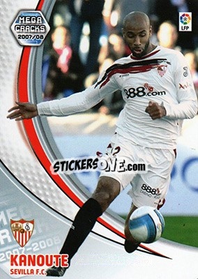 Sticker Kanouté - Liga 2007-2008. Megacracks n. 288 - Panini