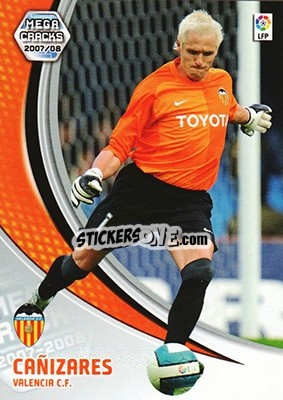 Sticker Cañizares - Liga 2007-2008. Megacracks n. 290 - Panini