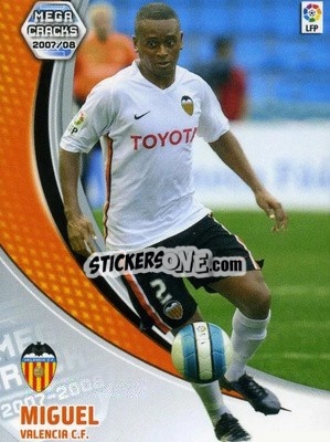 Cromo Miguel - Liga 2007-2008. Megacracks - Panini