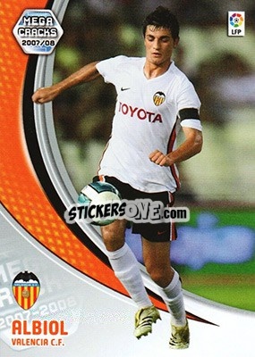 Sticker Albiol - Liga 2007-2008. Megacracks - Panini