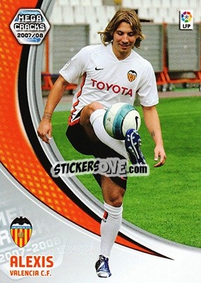 Sticker Alexis - Liga 2007-2008. Megacracks - Panini