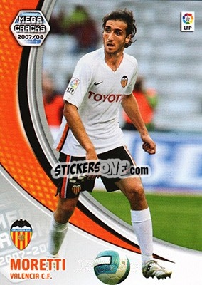 Sticker Moretti - Liga 2007-2008. Megacracks n. 295 - Panini