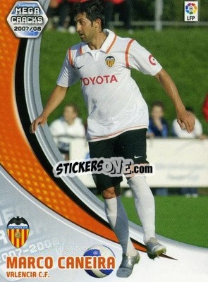 Sticker Marco Caneira - Liga 2007-2008. Megacracks n. 296 - Panini