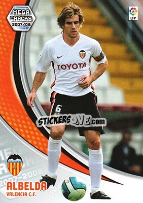 Cromo Albelda - Liga 2007-2008. Megacracks - Panini