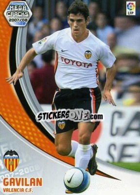 Sticker Gavilán - Liga 2007-2008. Megacracks - Panini
