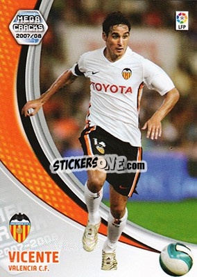 Sticker Vicente - Liga 2007-2008. Megacracks - Panini
