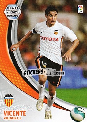 Sticker Vicente - Liga 2007-2008. Megacracks n. 302 - Panini