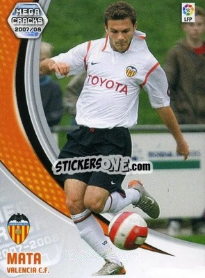 Cromo Mata - Liga 2007-2008. Megacracks n. 304bis - Panini