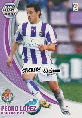 Sticker Pedro López - Liga 2007-2008. Megacracks - Panini