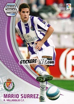 Sticker Mario Suarez - Liga 2007-2008. Megacracks n. 317 - Panini