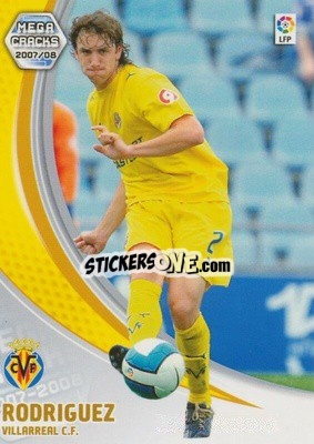 Sticker Rodriguez - Liga 2007-2008. Megacracks n. 330 - Panini