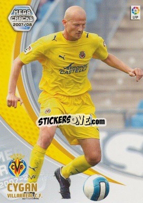 Sticker Cygan - Liga 2007-2008. Megacracks - Panini