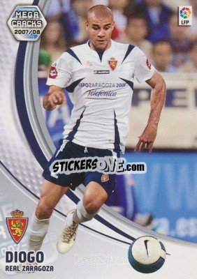 Sticker Diogo - Liga 2007-2008. Megacracks - Panini