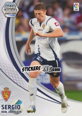 Cromo Sergio - Liga 2007-2008. Megacracks - Panini