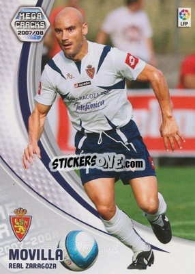 Sticker Movilla - Liga 2007-2008. Megacracks - Panini