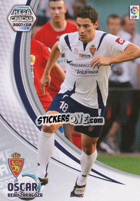 Figurina Oscar - Liga 2007-2008. Megacracks n. 356 - Panini
