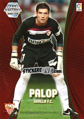 Cromo Palop - Liga 2007-2008. Megacracks - Panini
